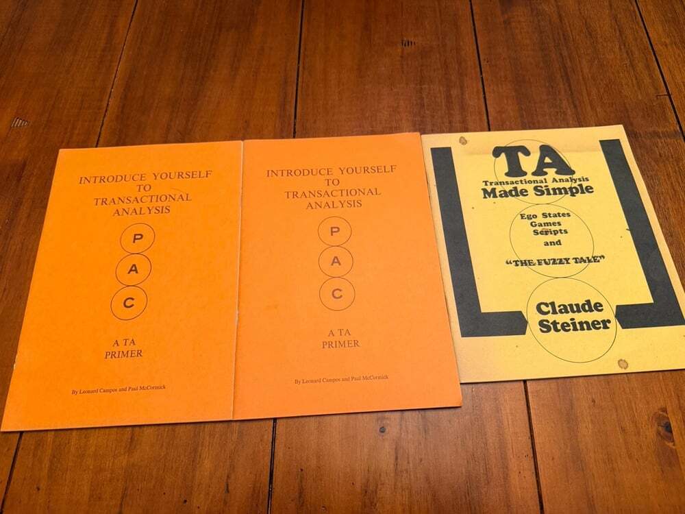 Vintage 1972 Transactional Analysis Primer Set • Claude Steiner & Campos • PAC